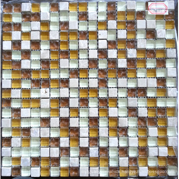 Glass Tile, Stone Mix Crystal Glass Mosaic (HGM357)